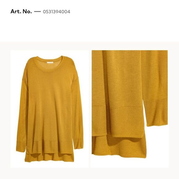 H&M Chartreuse Green Knit Lightweight Sweater - Picture 2 of 8